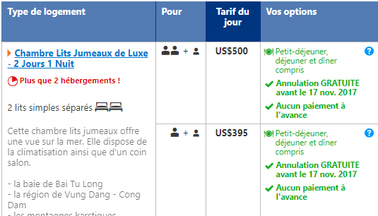 prix bateau Dragon Legend sur le site booking prix bateau Dragon Legend sur le site booking