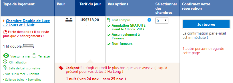 prix jonque Swan Halong sur booking prix jonque Swan Halong sur booking