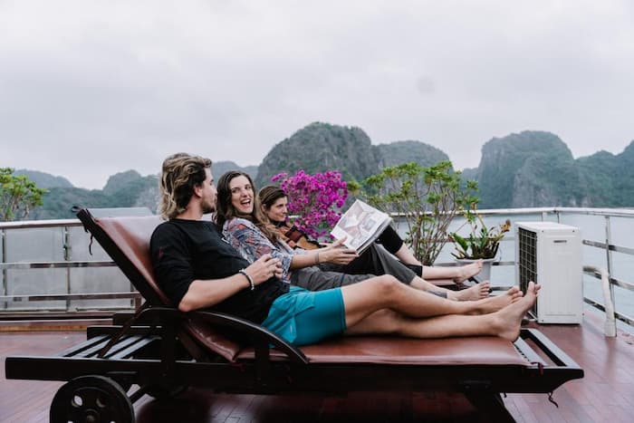 Détente à la terrasse