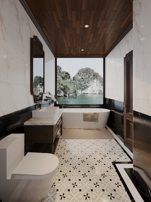 Salle de bain  -bateau Larissa
